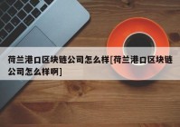 荷兰港口区块链公司怎么样[荷兰港口区块链公司怎么样啊]